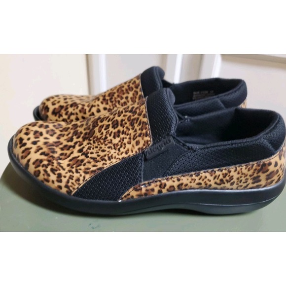Alegria Shoes - Alegria By PG Lite Duette Fierce Shoe Size 7 US (37) Cheetah Print Black Slip on
